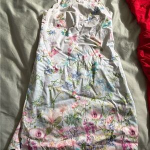 Evernew Vibrant Floral Print Halter Dress